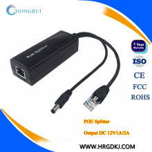 HRUI poe splitter 12v for IP camera ,AP,IP phone